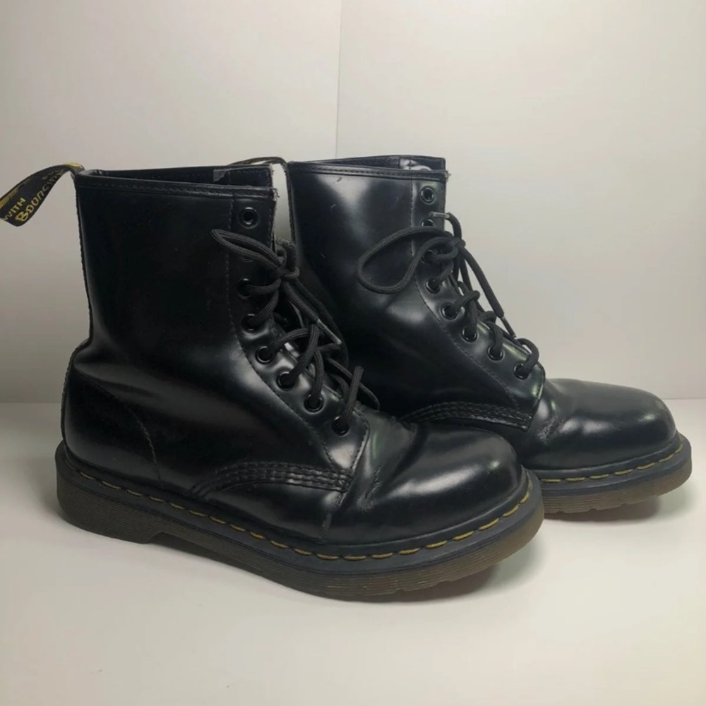 Black Dr Martens Lace Up Boots
